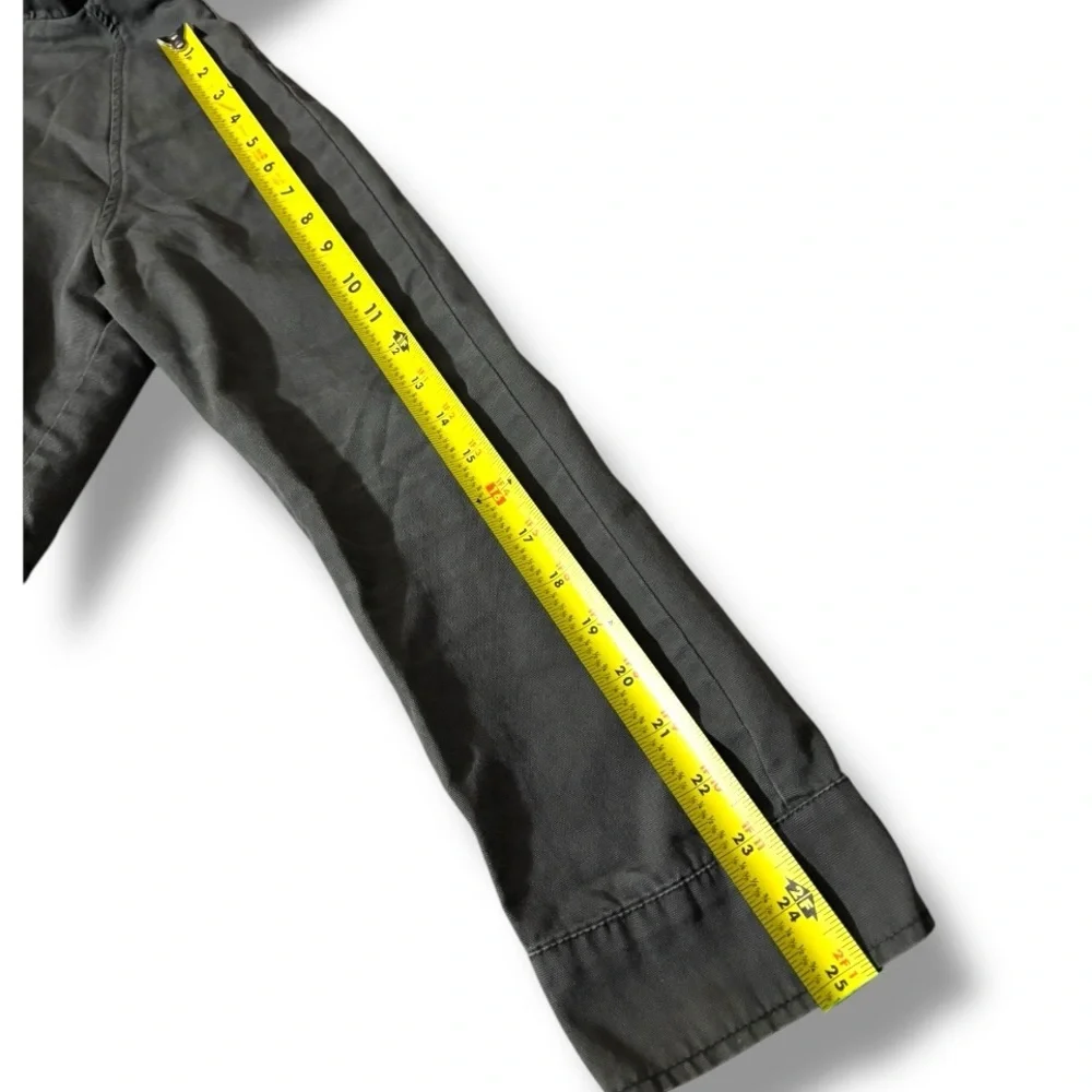 Sun & Shadow Hooded 2 Tone Faux Fur Lined Zip Up Canvas Army Fatigue Jacket - Picture 16 of 16